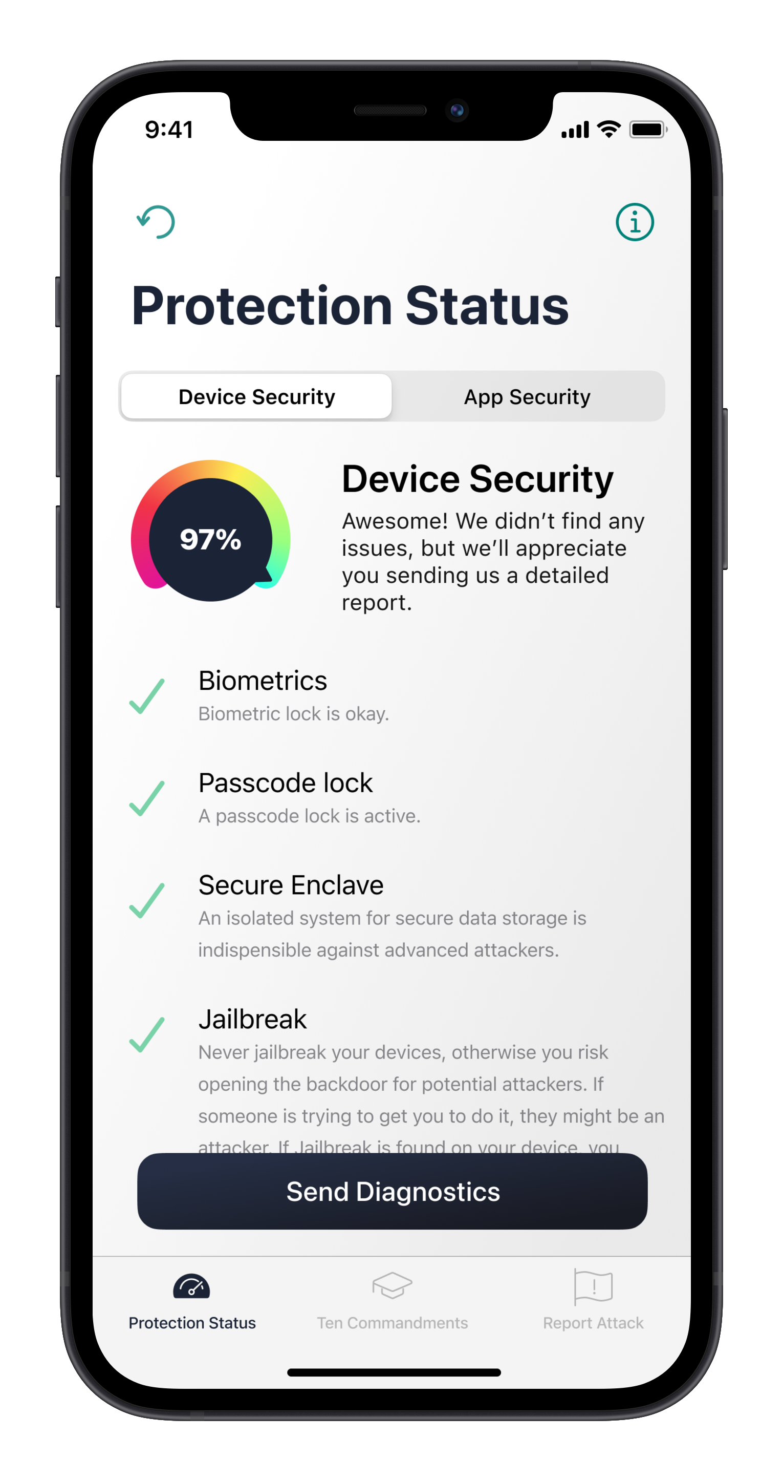 Mobile Security Diagnostics App